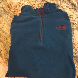 Men’s North Face 1/4 zip fleece